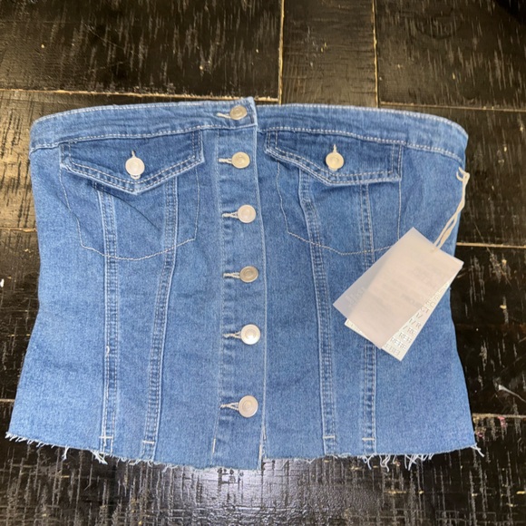 Tops - NWT Jean corset top